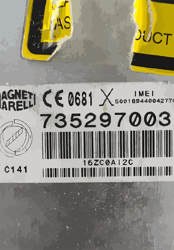 Fiat Magnetimarelli radio label