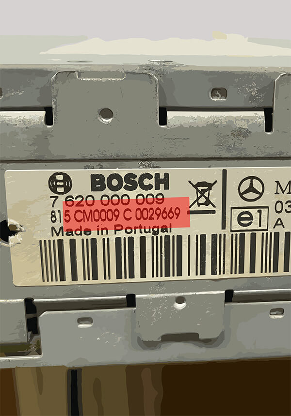 Mercedes Actros serial number