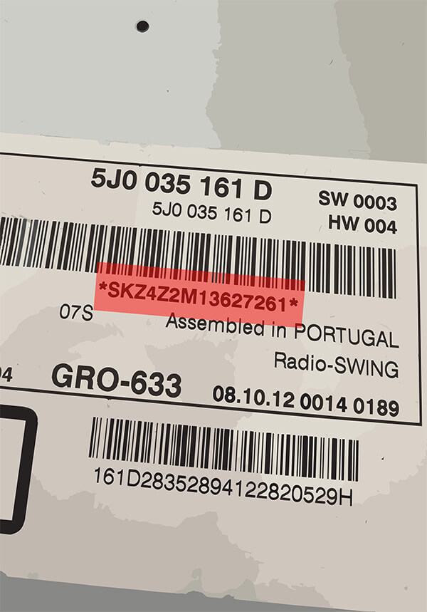 skoda dance serial number